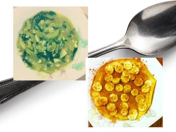 Panqueca proteica e sopa desintoxicante