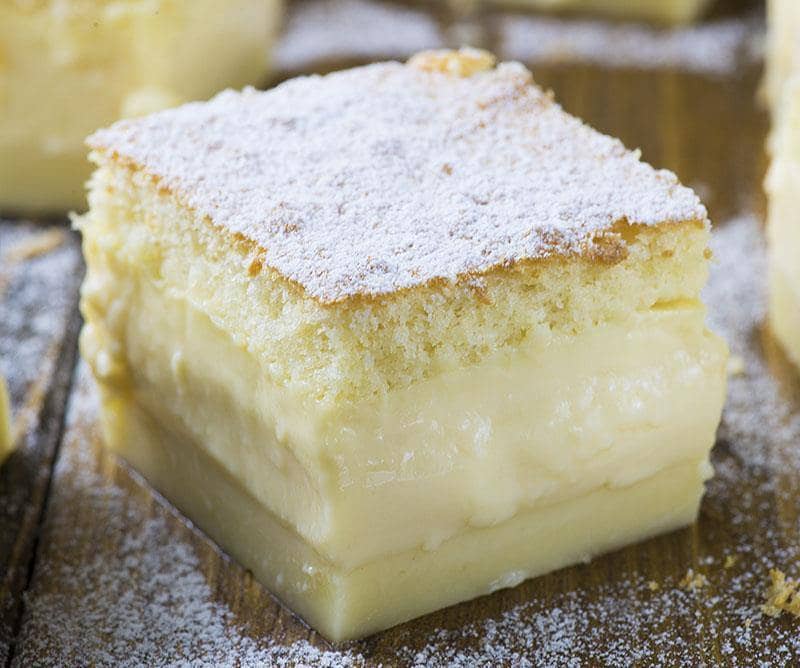 Bolo de creme de baunilha
