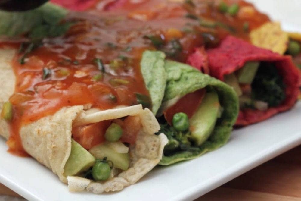 Panqueca Vegana Colorida