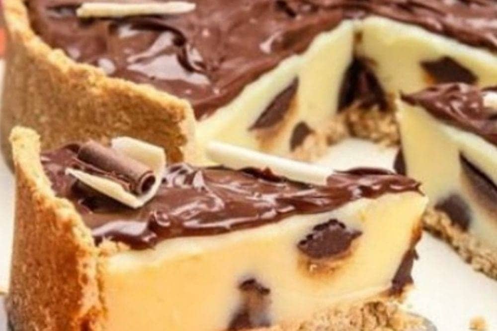 Torta de leite em po trufada