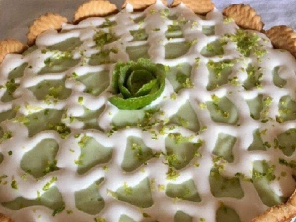 Torta de limao e bolacha