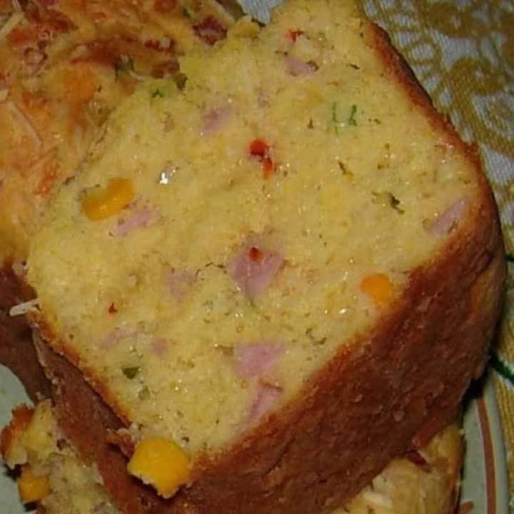 bolo salgado caipira delicioso
