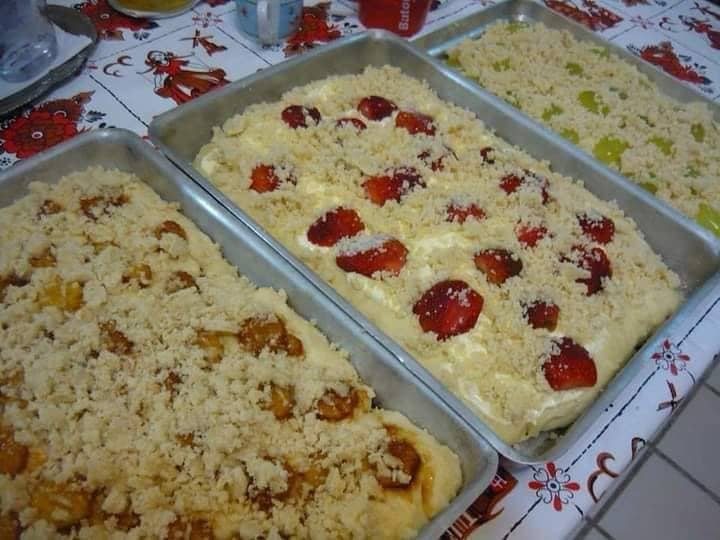 cuca alemã! uma delicia de bolo