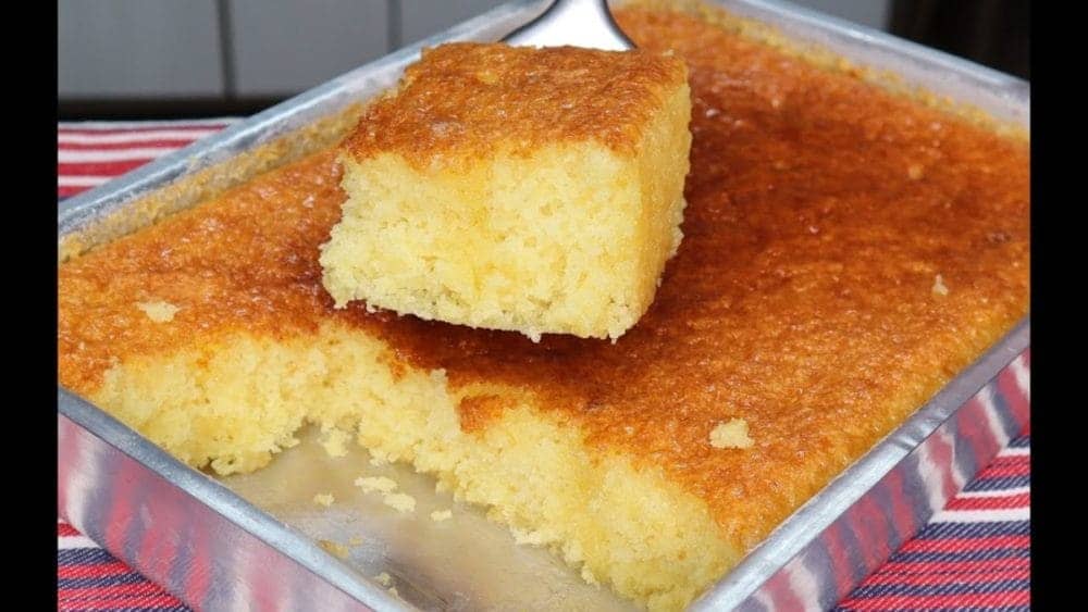 bolo macia e molhadinha