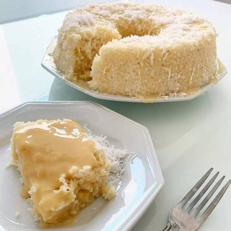 bolo de tapioca bom