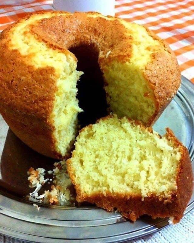 bolo fofo de requeijão