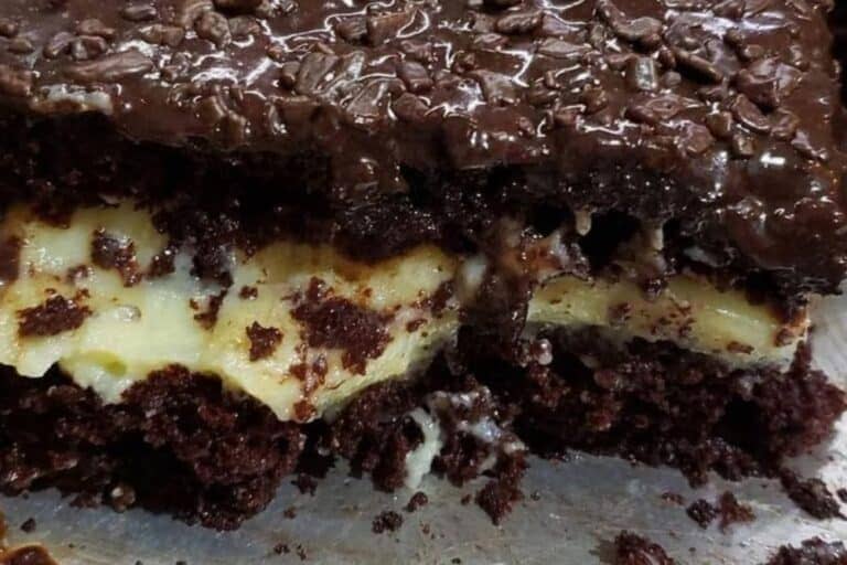 bolo de chocolate com recheio de ninho