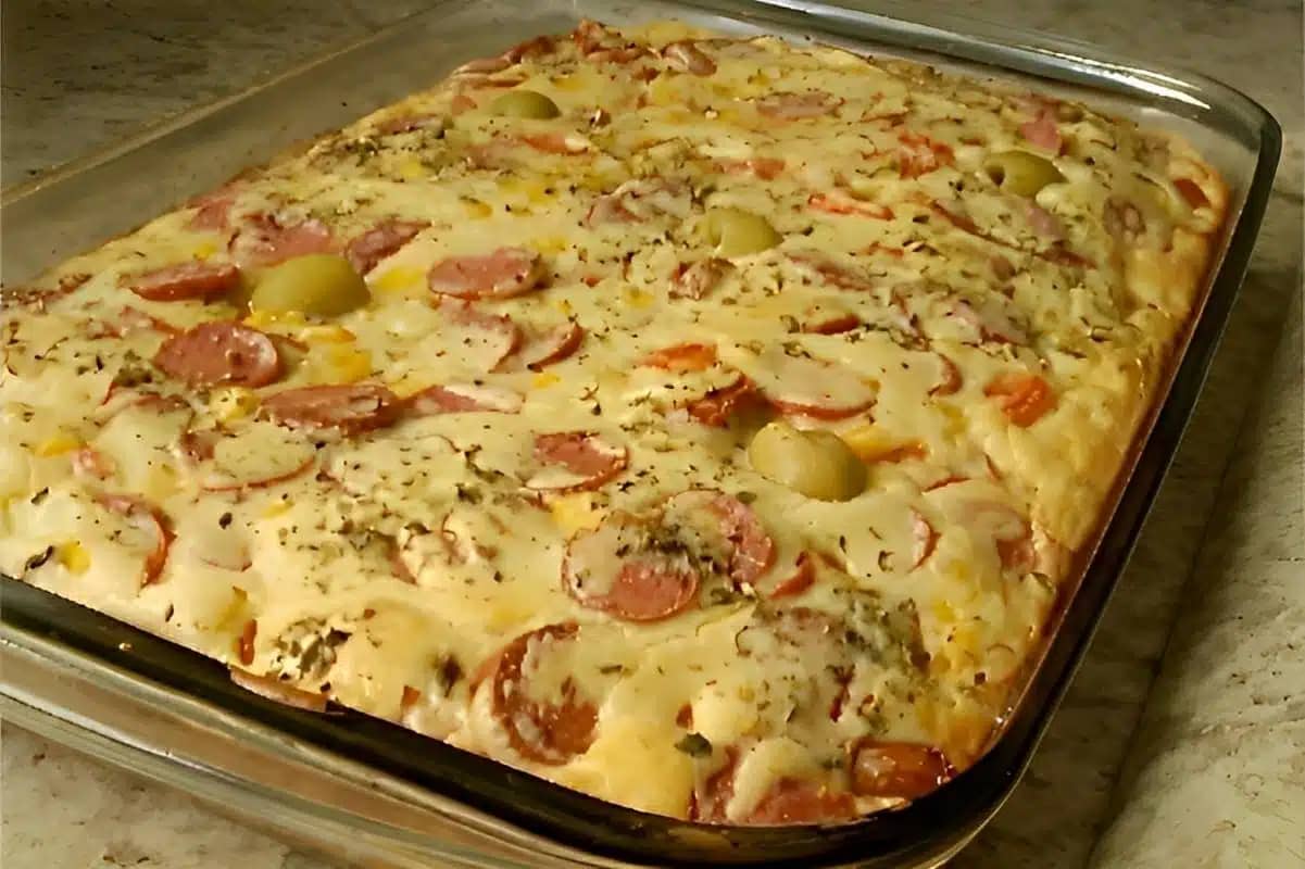 torta italiana feita no liquidificador