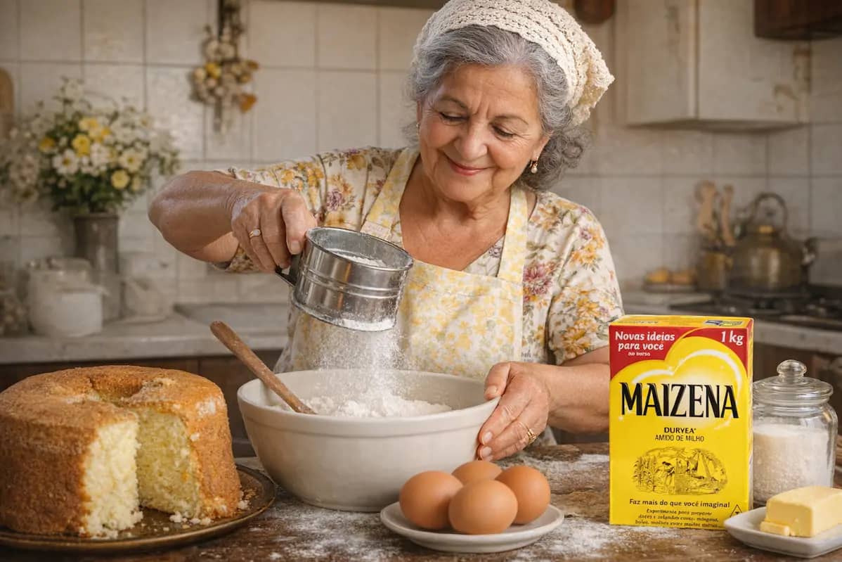  Bolo de Maizena 