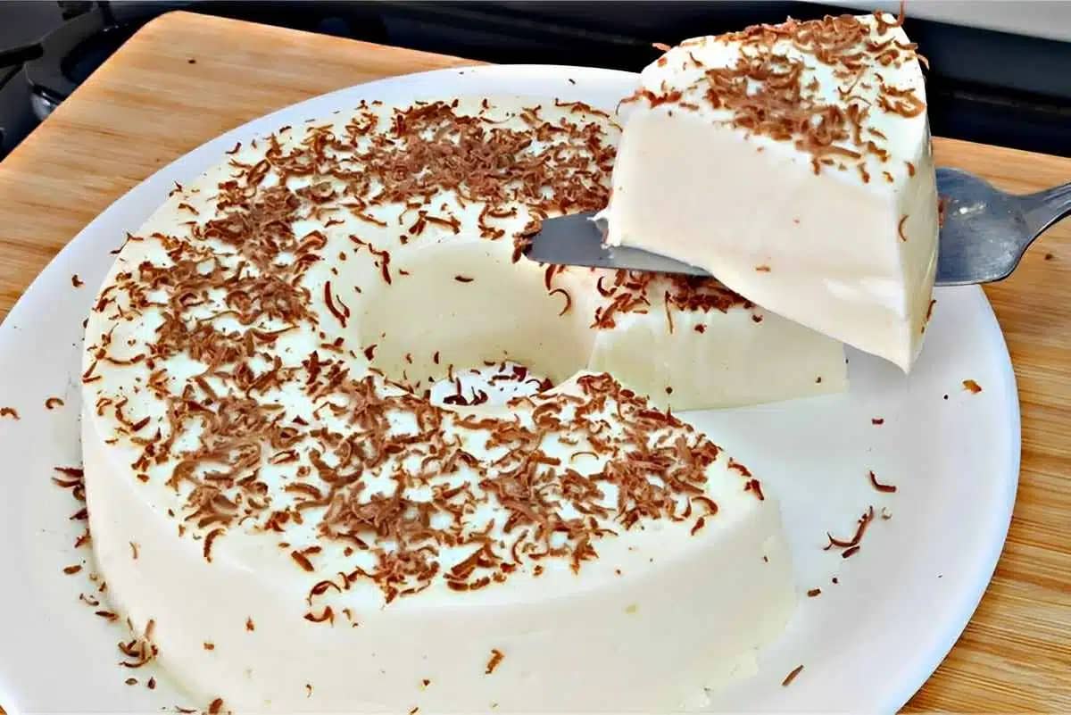 sobremesa rápida de coco