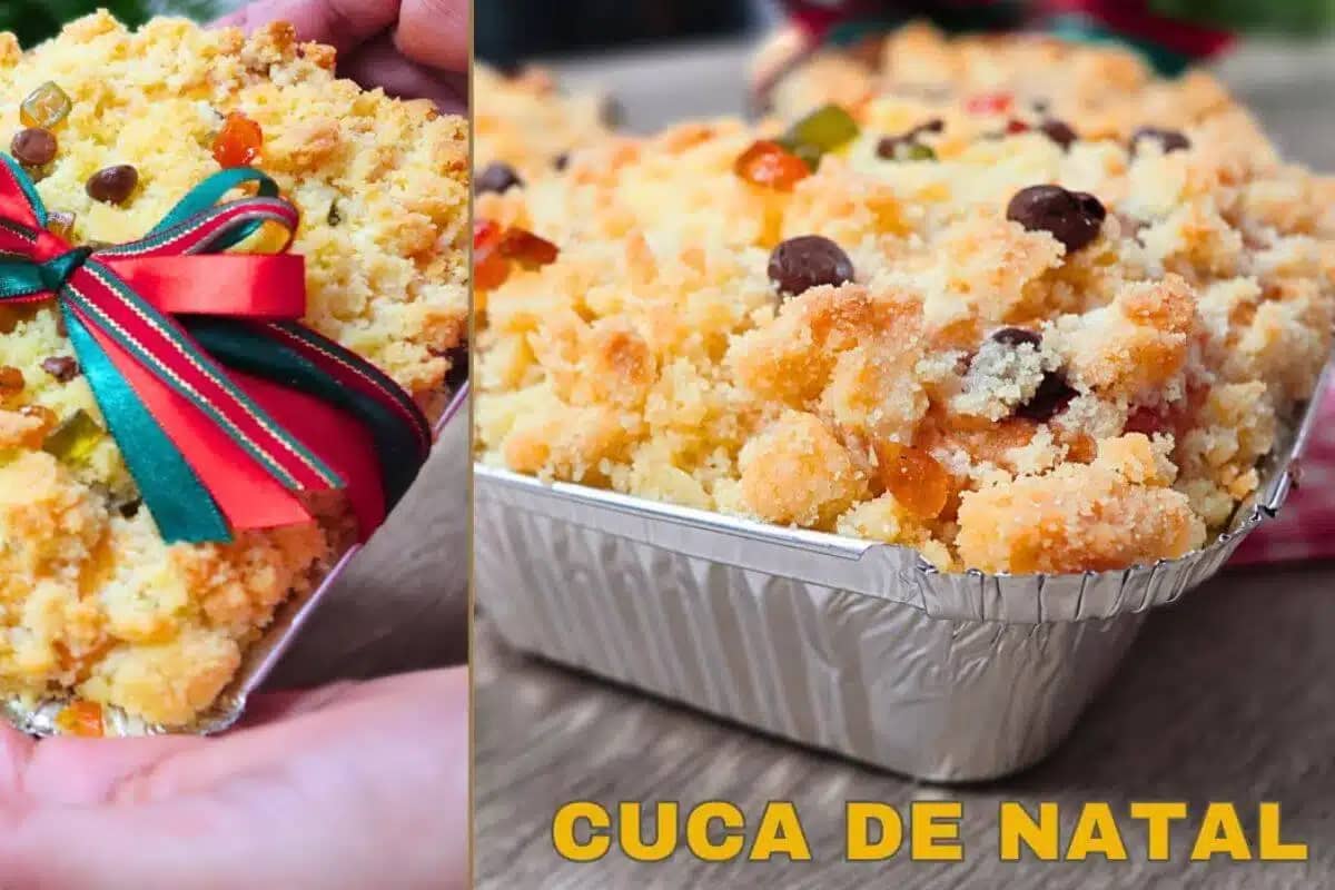 pão cuca de natal