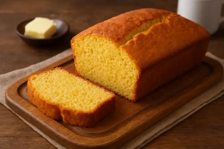 Pão de Fubá Caseiro