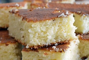 Bolo de arroz usando apenas 4 ingredientes