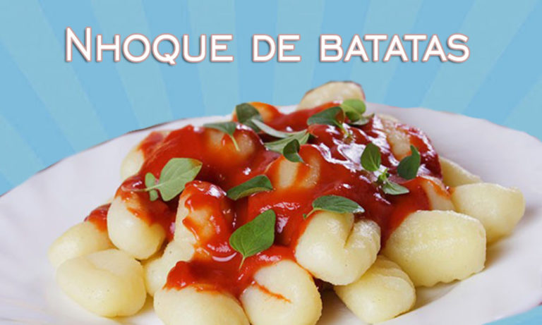 Nhoque de batatas uma delicia