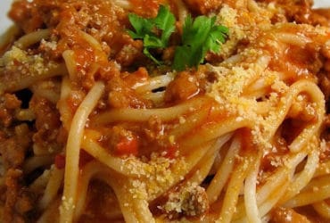 Macarronada à Bolonhesa