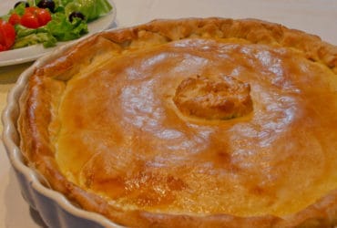 Receita de Empada de Pato e Espinafres