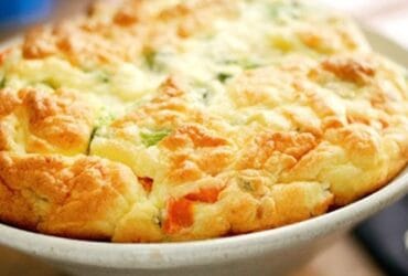 Souflê de couve flor