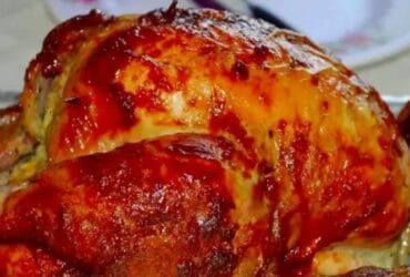 Receita de Frango assado cremoso na panela de pressão