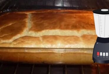 Receita de Pastelão assado de liquidificador cremoso