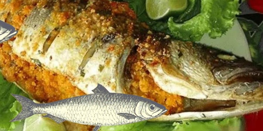 Peixe Assado com farofa! Uma receita perfeita e deliciosa!
