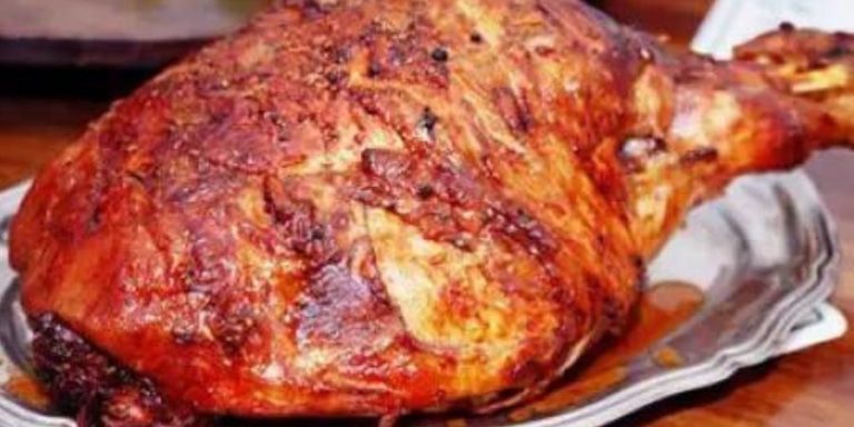 O Pernil assado ao molho de laranja receita única que eu faço sempre