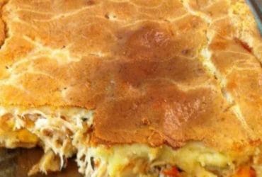 Receita de Torta de frango e palmito cremosa: receita irresistível!