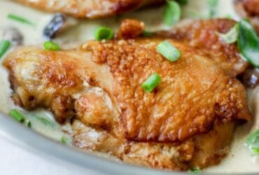 Receita de Frango assado e cogumelos: receita saborosa e diferente!