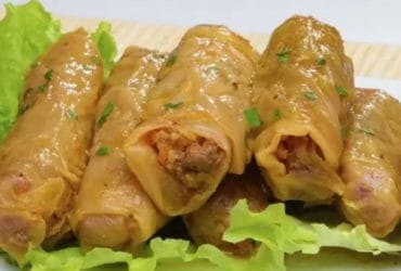 Receita de Charuto de Repolho - Receita Deliciosa do Mediterrâneo