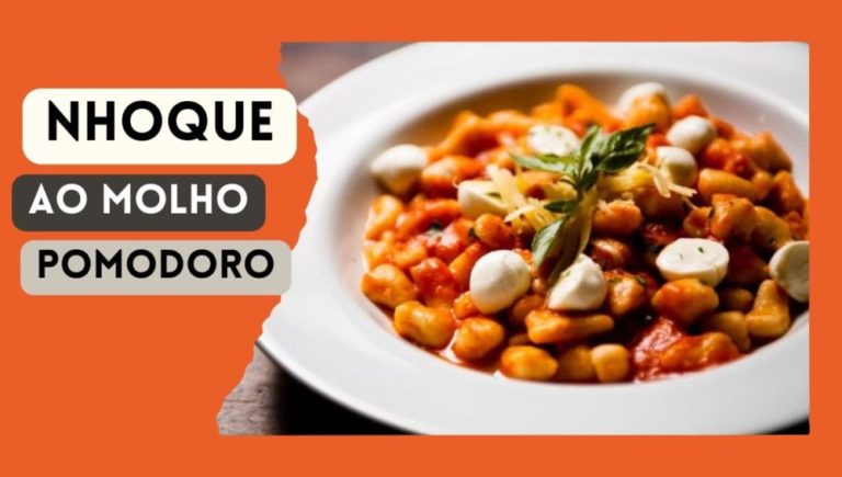 Nhoque ao molho pomodoro! Uma tradicional e deliciosa massa!