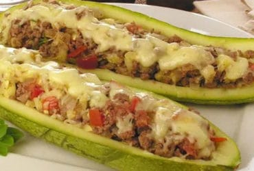Receita de Abobrinha gratinada recheada: opção deliciosa!