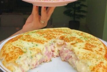 Receita de Torta de Batata de Frigideira Cremosa