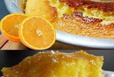 Receita de Bolo de Laranja Úmido e Fofinho