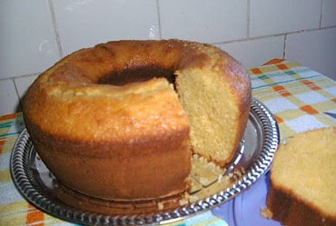 Receita de Bolo cremoso de fubá no liquidificador