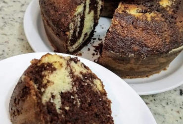 Receita de Bolo Mesclado caseiro e cremoso da vovó