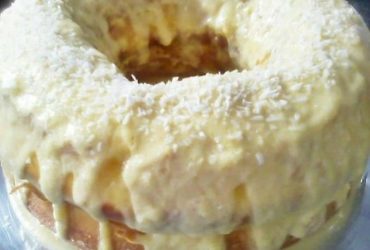 Receita de Bolo de Laranja Fofinho com Cobertura