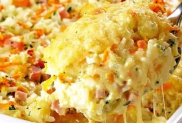 Receita de Arroz de Forno Cremoso e Caseiro
