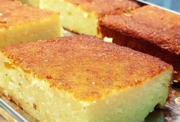 Receita de Bolo de macaxeira cremoso e fofinho