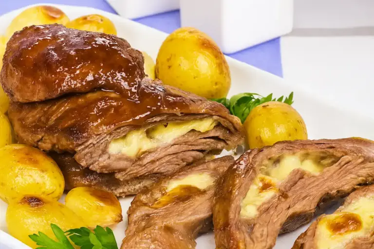 Fraldinha Assada Recheada com 3 Queijos