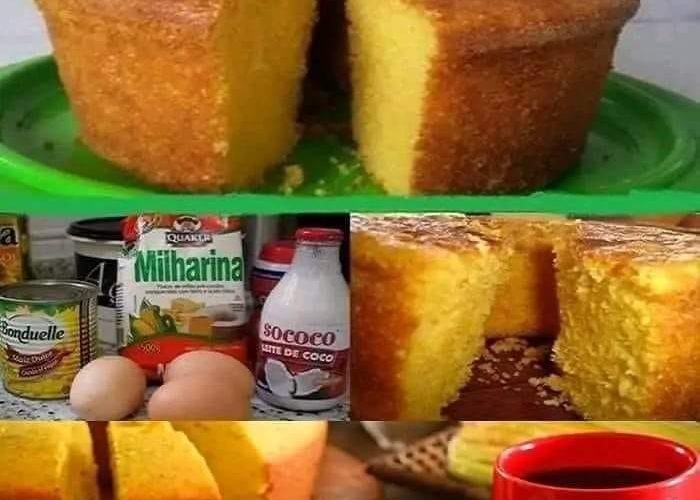 bolo de milho perfeito