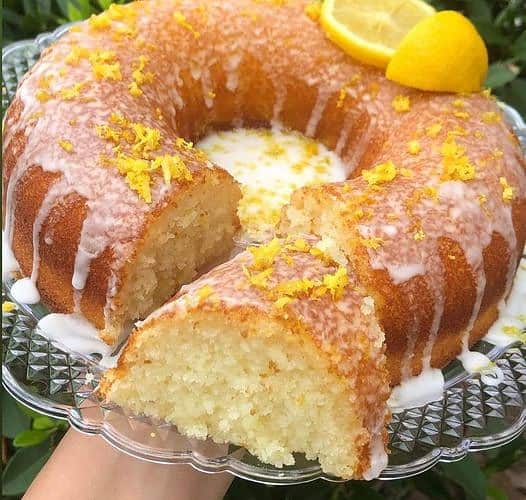 bolo molhadinho de limÃo
