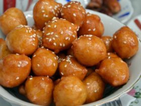 bolinho frito luqaimat