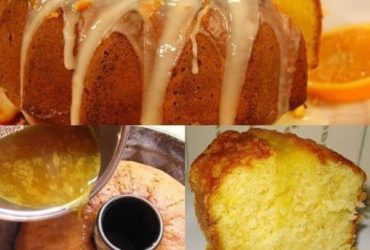 bolo de laranja molhadinho prático e saboroso