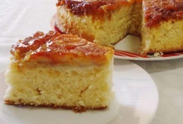 bolo de banana caramelizado