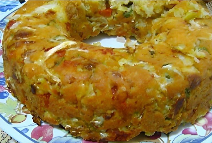 bolo de repolho com legumes um bolo salgado saudável