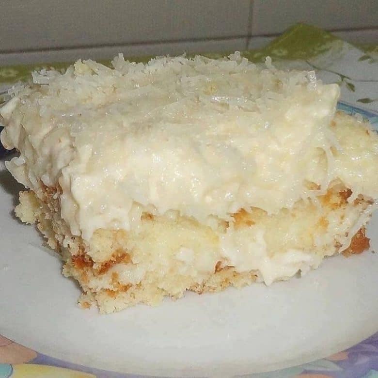 bolo gelado de coco maravilhoso