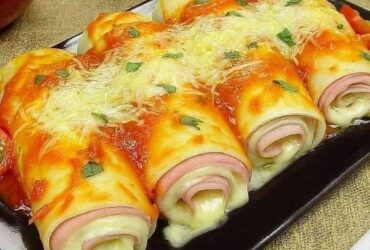 canelone tradicional para o natal