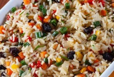 como fazer arroz a grega pro natal