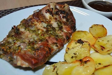 costelinha de porco assado pro ano novo