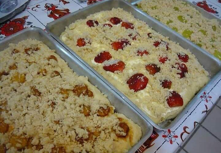 cuca alemã! uma delicia de bolo