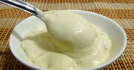 maionese temperada de lanchonete